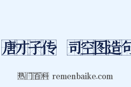 唐才子传·司空图造句是什么意思的图片